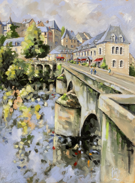 Roger FAGES - pont Turgot et Hotel TEYSSIER